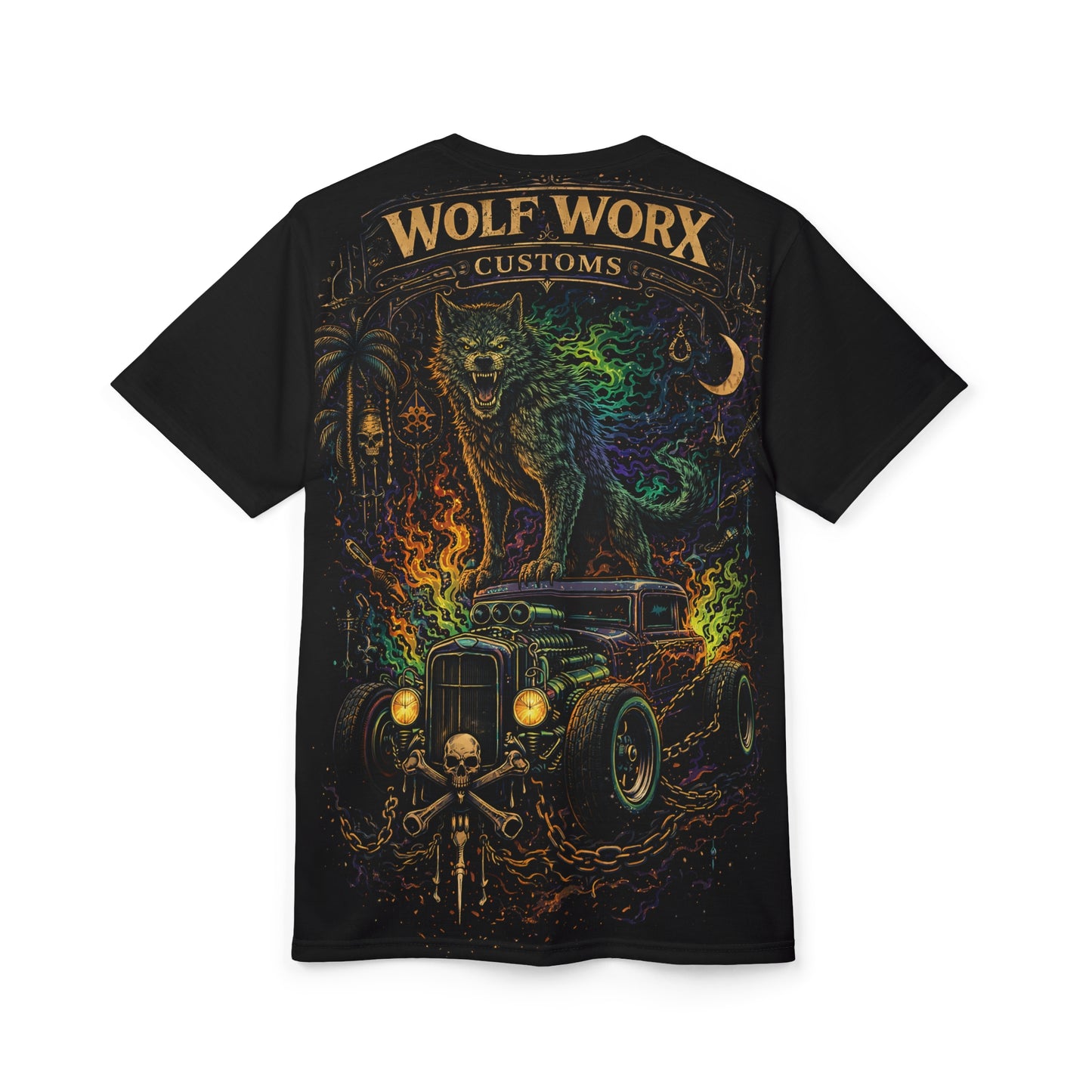 Wolf Worx Customs™ Fast. Feral. Built Different. Tee