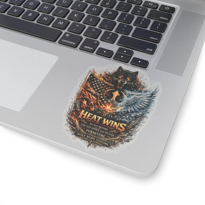 HEAT WINS! The Republic Has Fallen! ALL Proceeds Go To Charity! STICKER