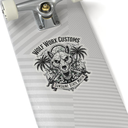 Wolf Worx Customs CCCollab Sunshine State Mafia Sticker