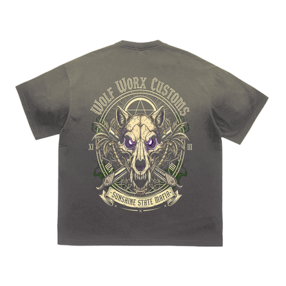 Wolf Worx Customs Sunshine State Mafia Tiger Stripe Gradient Washed T-Shirt