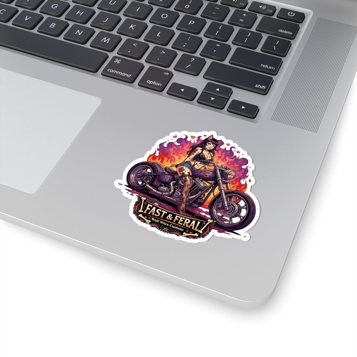 Wolf Worx Customs Fast & Feral Anime Sticker