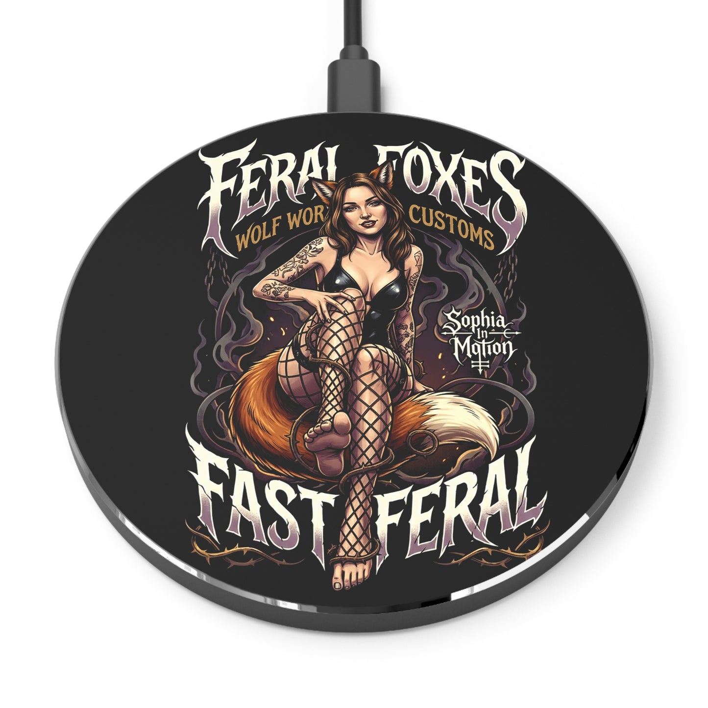Feral Foxes Sophia Wireless Charger