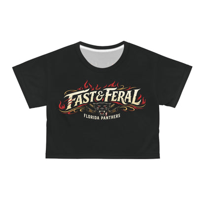 Wolf Worx Customs Fast & Feral Florida Panthers Girls Cuck Tampa Cropped Baby T