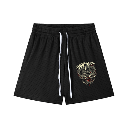 Wolf Worx Customs "Raised On Legacy" Mesh Shorts