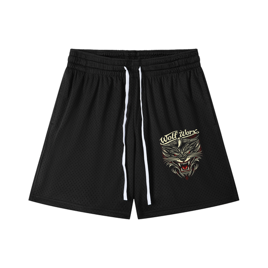 Wolf Worx Customs "Raised On Legacy" Mesh Shorts
