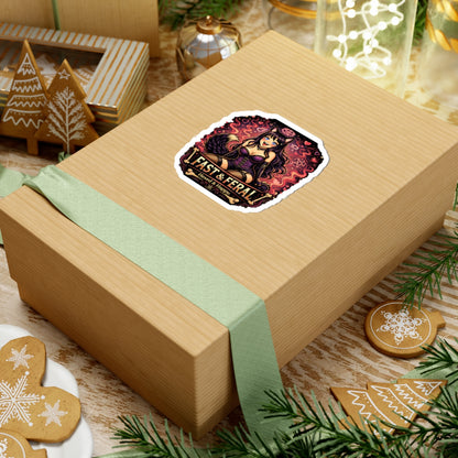 Wolf Worx Customs Fast & Feral Kenzie Killz Hexed and Happy Sticker