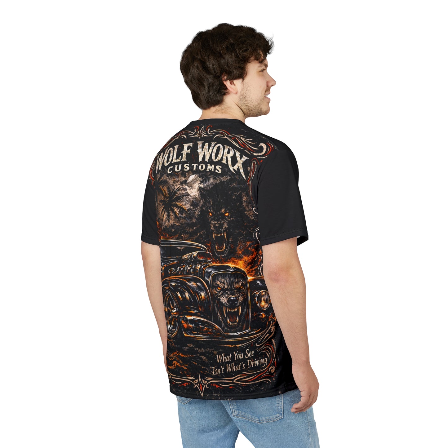 Wolf Worx Customs Dark Hot Rod T-Shirt