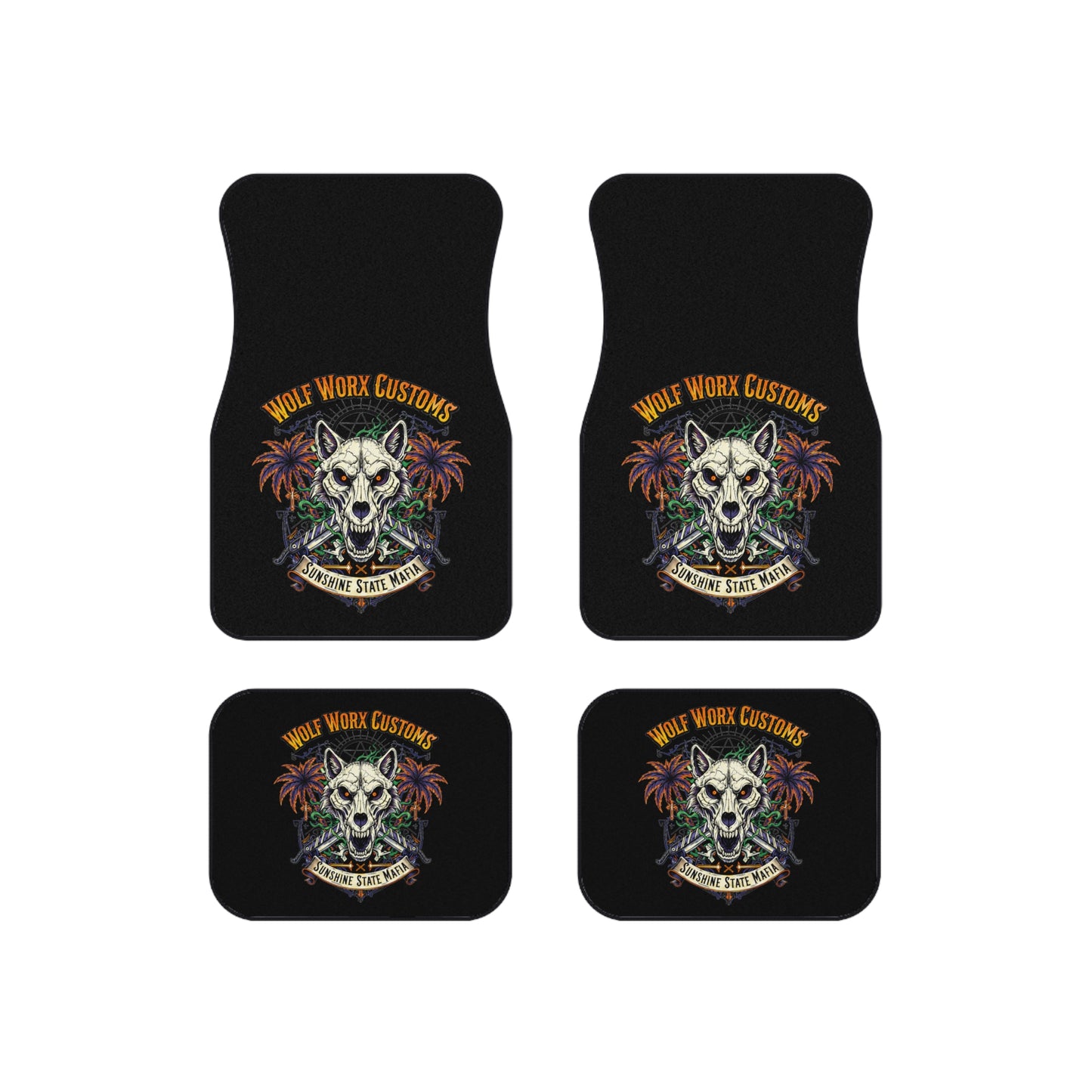 Wolf Worx Customs Sunshine State Mafia Floor Mats