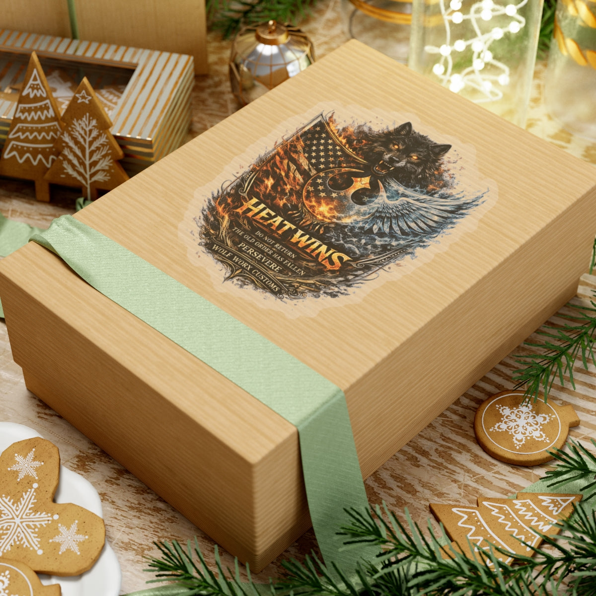 HEAT WINS! The Republic Has Fallen! ALL Proceeds Go To Charity! STICKER