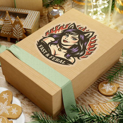 Wolf Worx Customs Fast & Feral Change Sticker