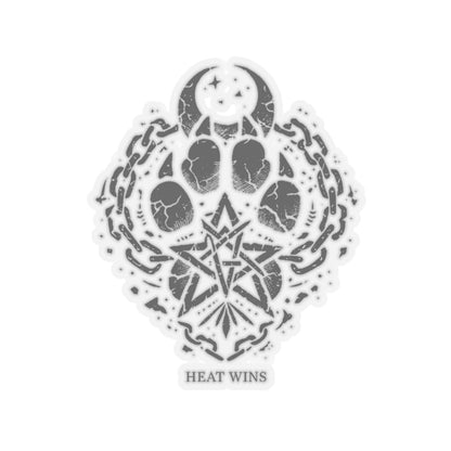 HEAT WINS! Kenzie Killz / Wolf Worx Customs / Witch Wolf / NO UR ISH PROTEST COLLAB! ALL Proceeds Go To Charity! STICKER