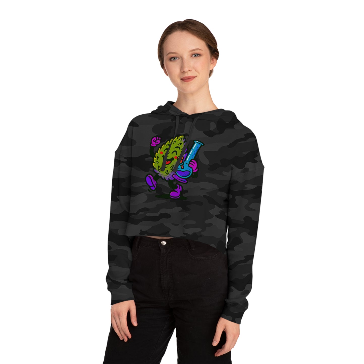 Who Needs A Man... Trendy Women’s Cropped Hooded Sweatshirt with Fun Cannabis Designs | Perfect for Casual Outings, Festivals, Gifts, and Self-Care Days, [...]