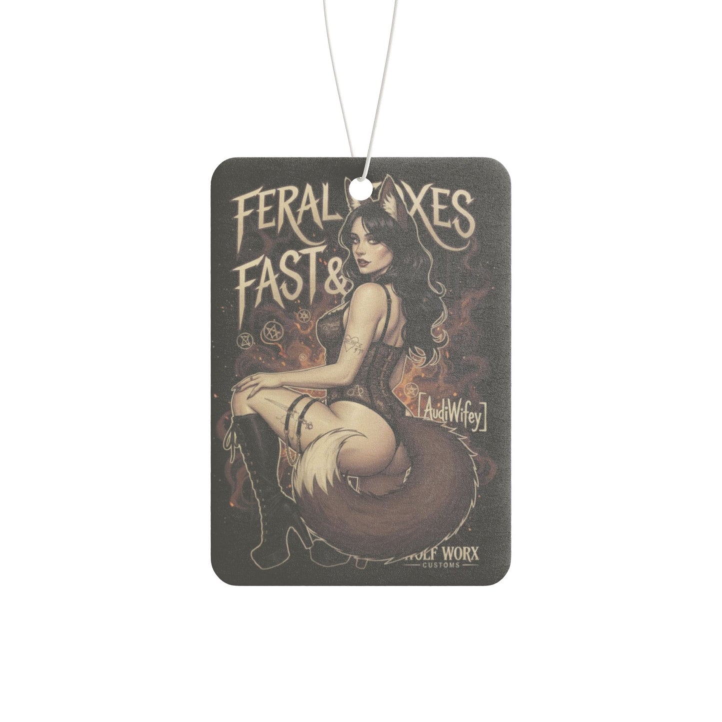 Feral Foxes Audiwifey Air Freshner