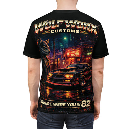 Wolf Worx Customs "Where Were You In..." 82 Generations T- Shirt