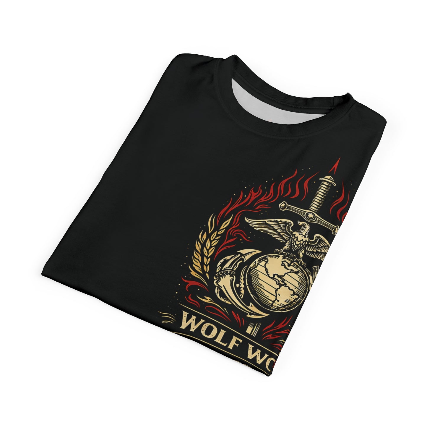 Wolf Worx Customs Hot Rod Heroes US Marines T Shirt