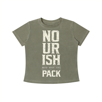 No Ur Ish NOURISH Vintage Wash Slim Fit T-shirt