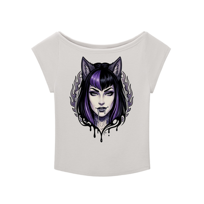 Fast & Feral Tattoo Flash Essential Wide Neck Baby T-shirt