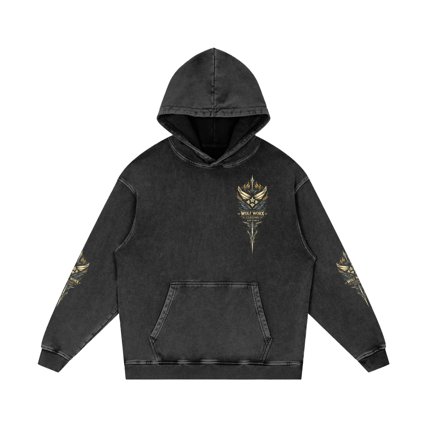 Wolf Worx Customs Hot Rod Heroes US Air Force Hoodie