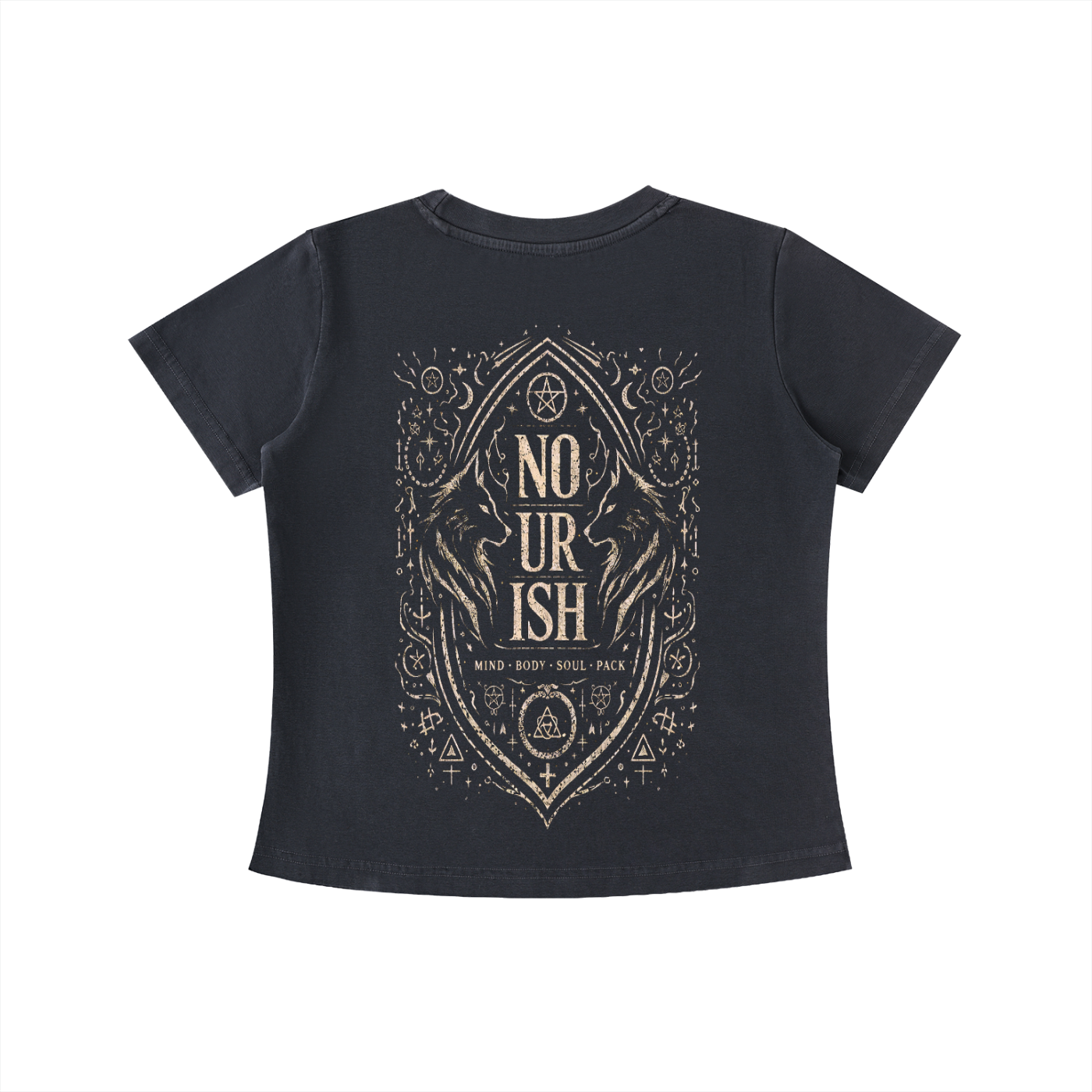 No Ur Ish NOURISH Vintage Wash Slim Fit T-shirt