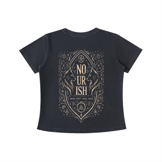 No Ur Ish NOURISH Vintage Wash Slim Fit T-shirt