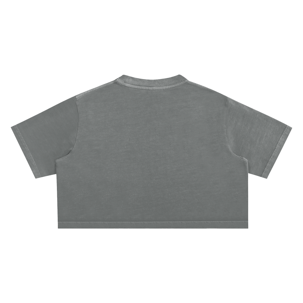 No Ur Ish NOURISH Snow Washed Crop Top