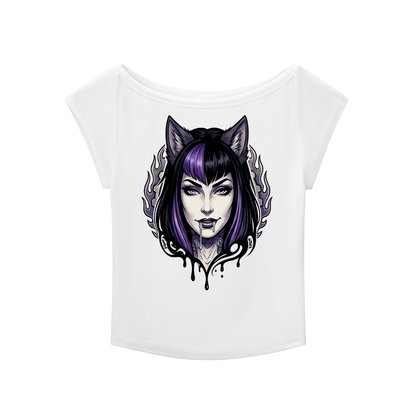 Fast & Feral Tattoo Flash Essential Wide Neck Baby T-shirt