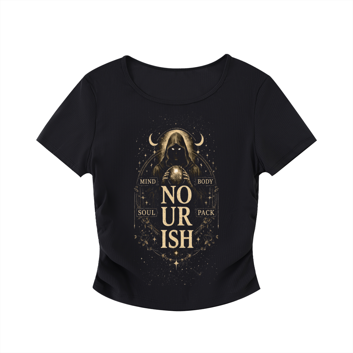 No Ur Ish Ruched Bodycon Crop Top