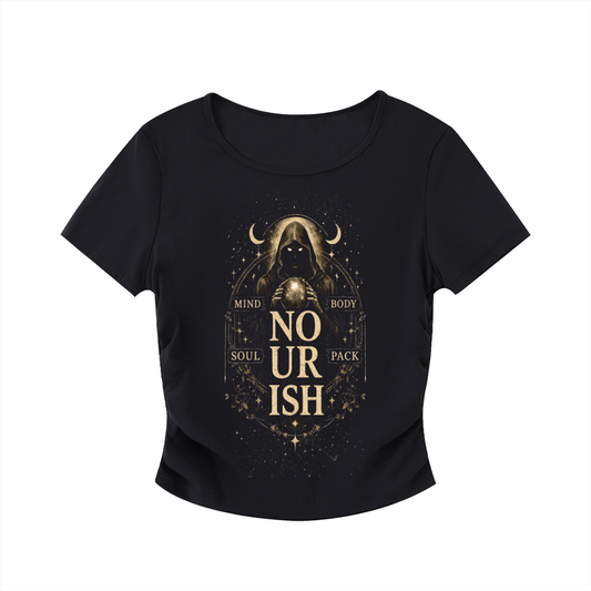 No Ur Ish Ruched Bodycon Crop Top