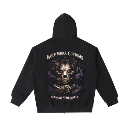 Wolf Worx Customs Sunshine State Mafia Pack Don Essential Heavyweight Pocket Hoodie