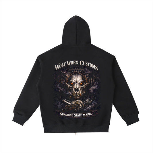 Wolf Worx Customs Sunshine State Mafia Pack Don Essential Heavyweight Pocket Hoodie