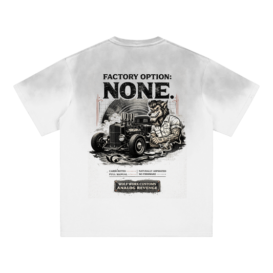 Wolf Worx Customs Analog Revenge No Options Sunfade Edge Gradient T-Shirt