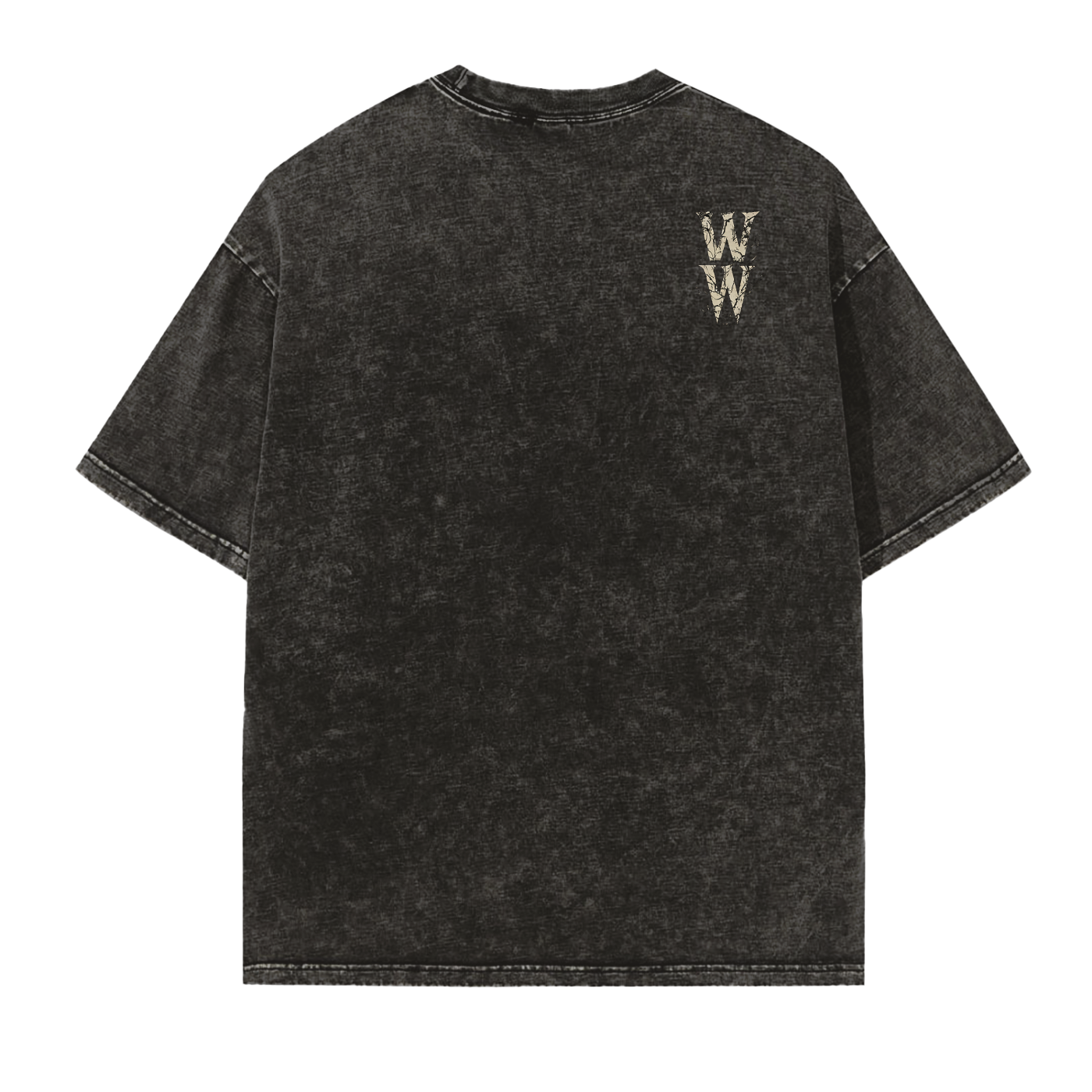 Wolf Worx Customs Wolf Shadows Vintage Washed Frayed Edge T-Shirt