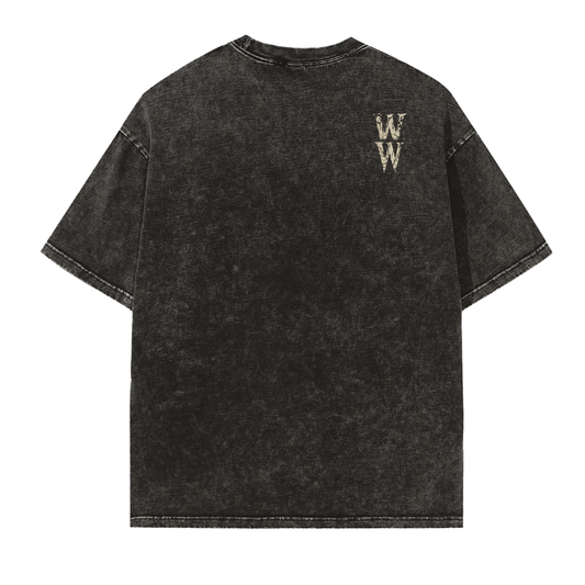 Wolf Worx Customs Wolf Shadows Vintage Washed Frayed Edge T-Shirt