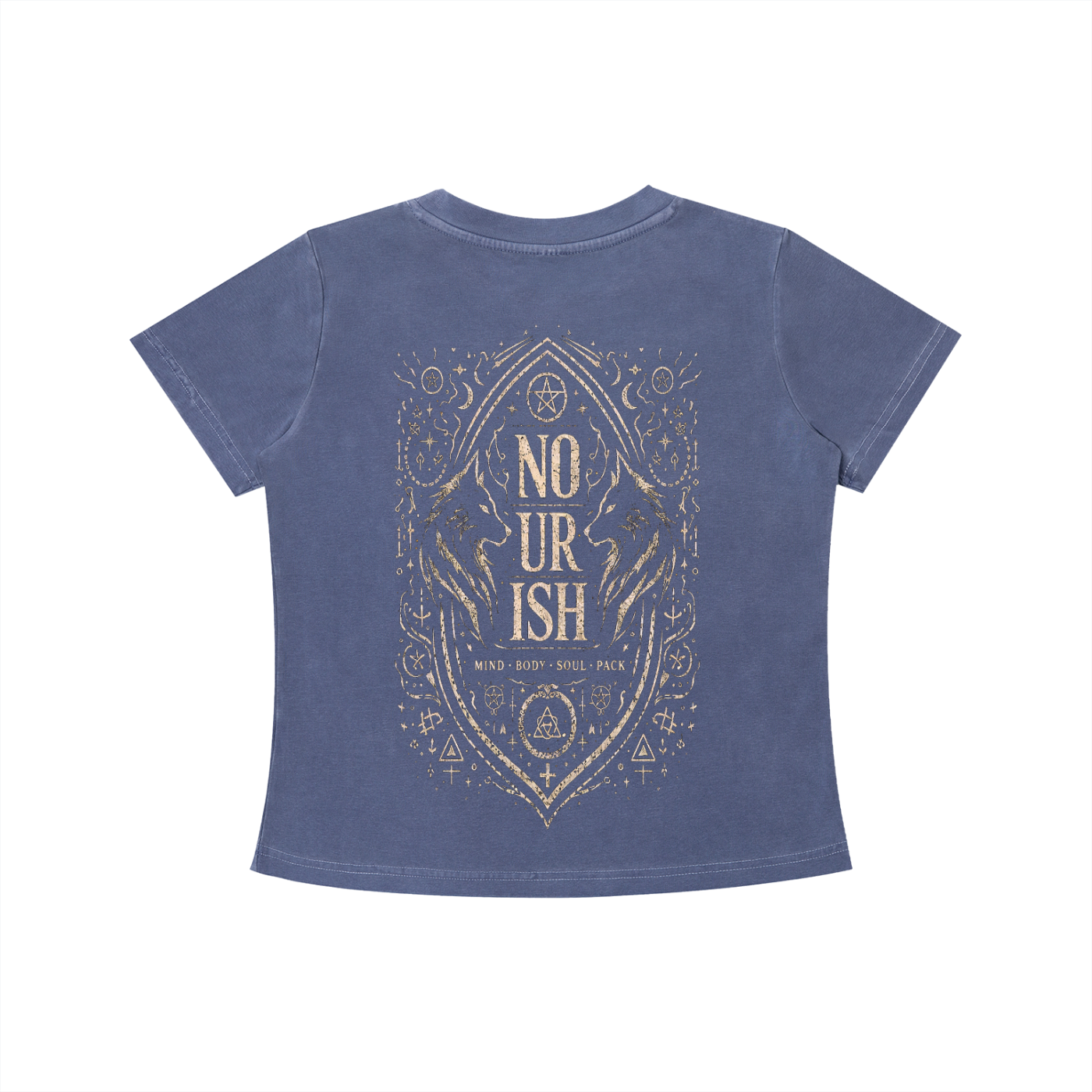 No Ur Ish NOURISH Vintage Wash Slim Fit T-shirt