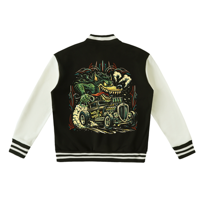 Wolf Worx Customs Raised On Legacy Vintage Varsity Jacket