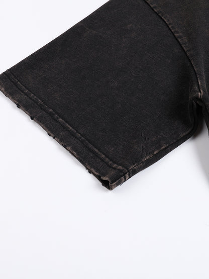 Wolf Worx Customs Cobra Vintage Washed Frayed Edge T-Shirt