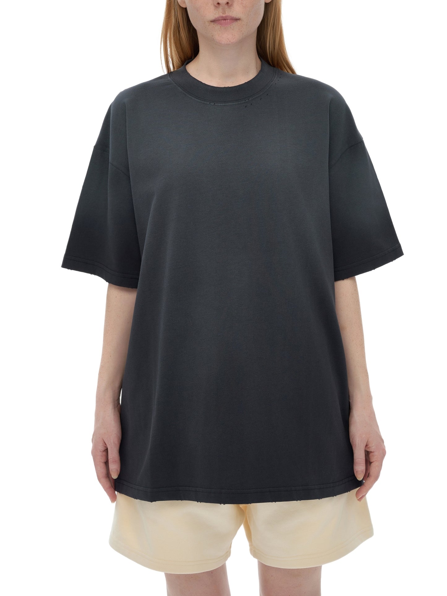 Wolf Worx Customs Wolf Snake Vintage Washed Frayed T-Shirt