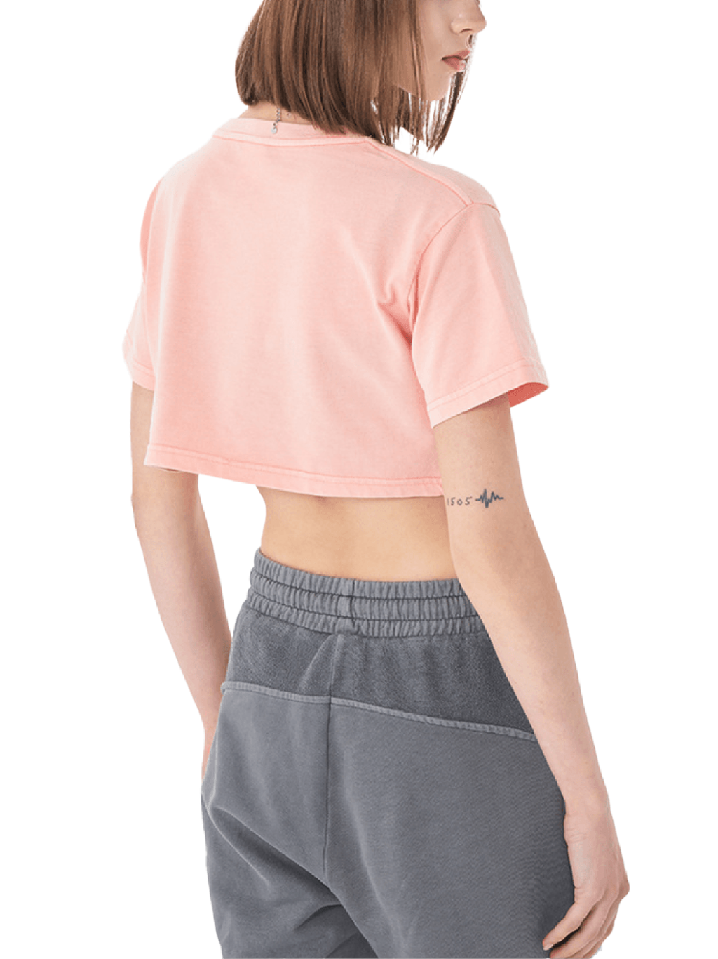 No Ur Ish NOURISH Snow Washed Crop Top