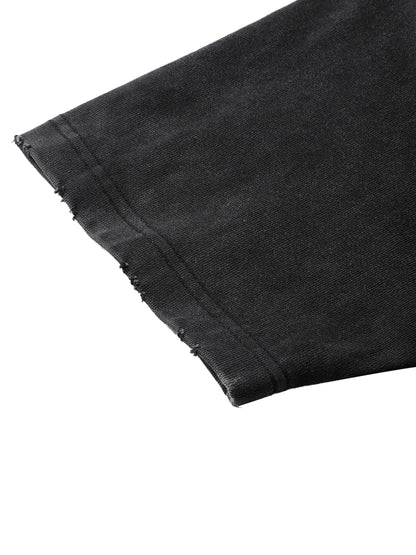 No Ur Ish NOURISH Heavyweight Vintage Washed Frayed T-Shirt