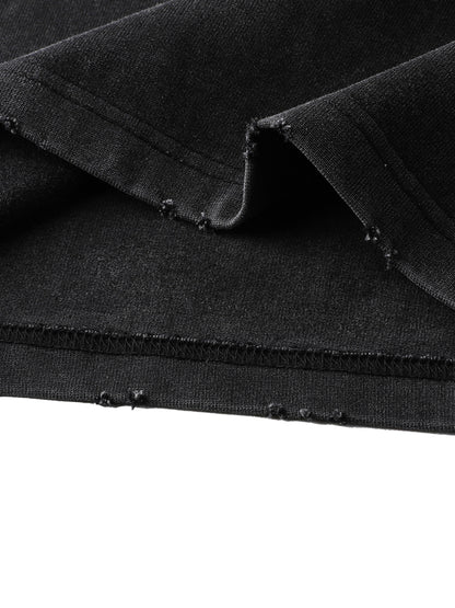 No Ur Ish NOURISH Heavyweight Vintage Washed Frayed T-Shirt