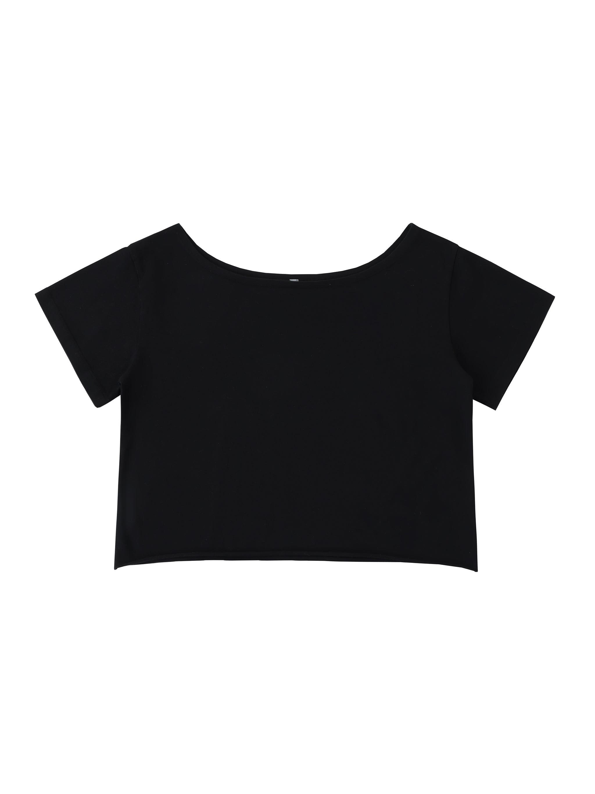 No Ur Ish NOURISH Pride Off-Shoulder Rolled Hem Cotton T-Shirt