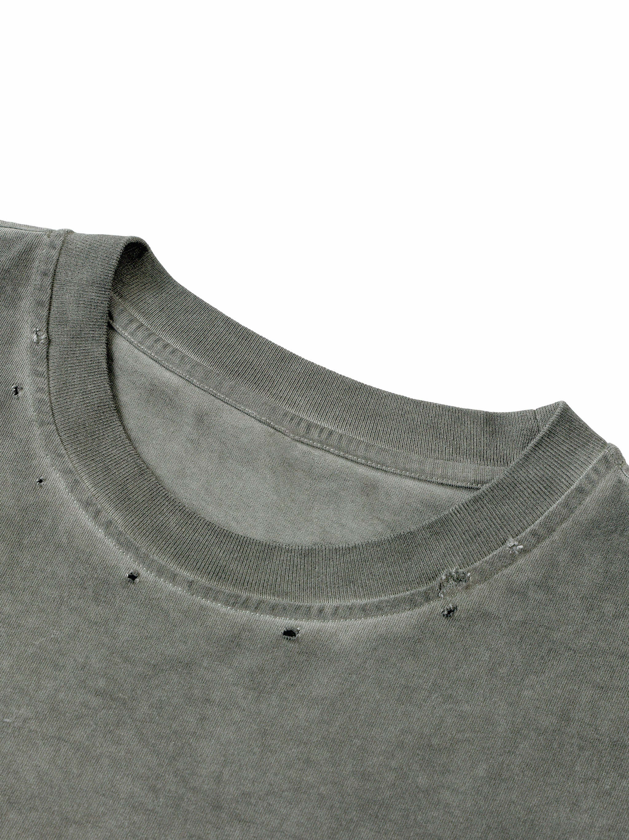 No Ur Ish NOURISH Distressed Grommet Eyelet Tank Top