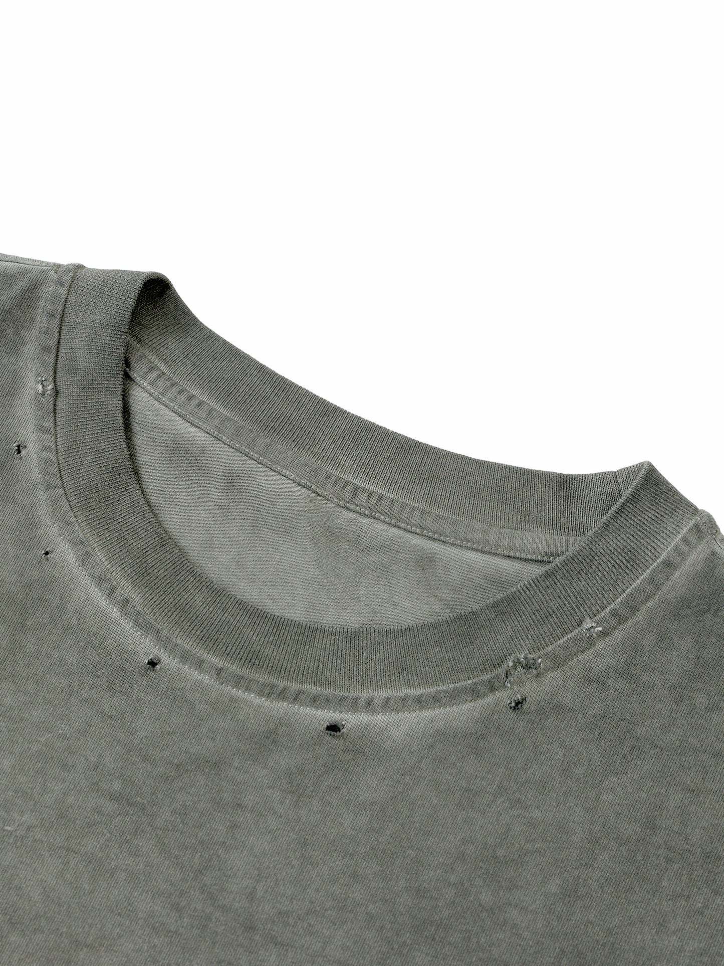 Wolf Worx Customs Fast & Feral Pinstripe Distressed Grommet Eyelet Tank Top