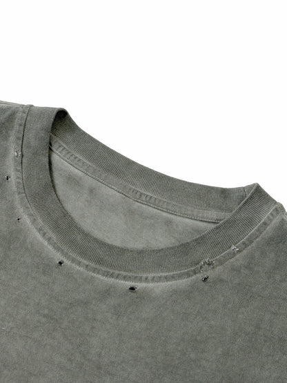 Fast & Feral Totem Distressed Grommet Eyelet Tank Top