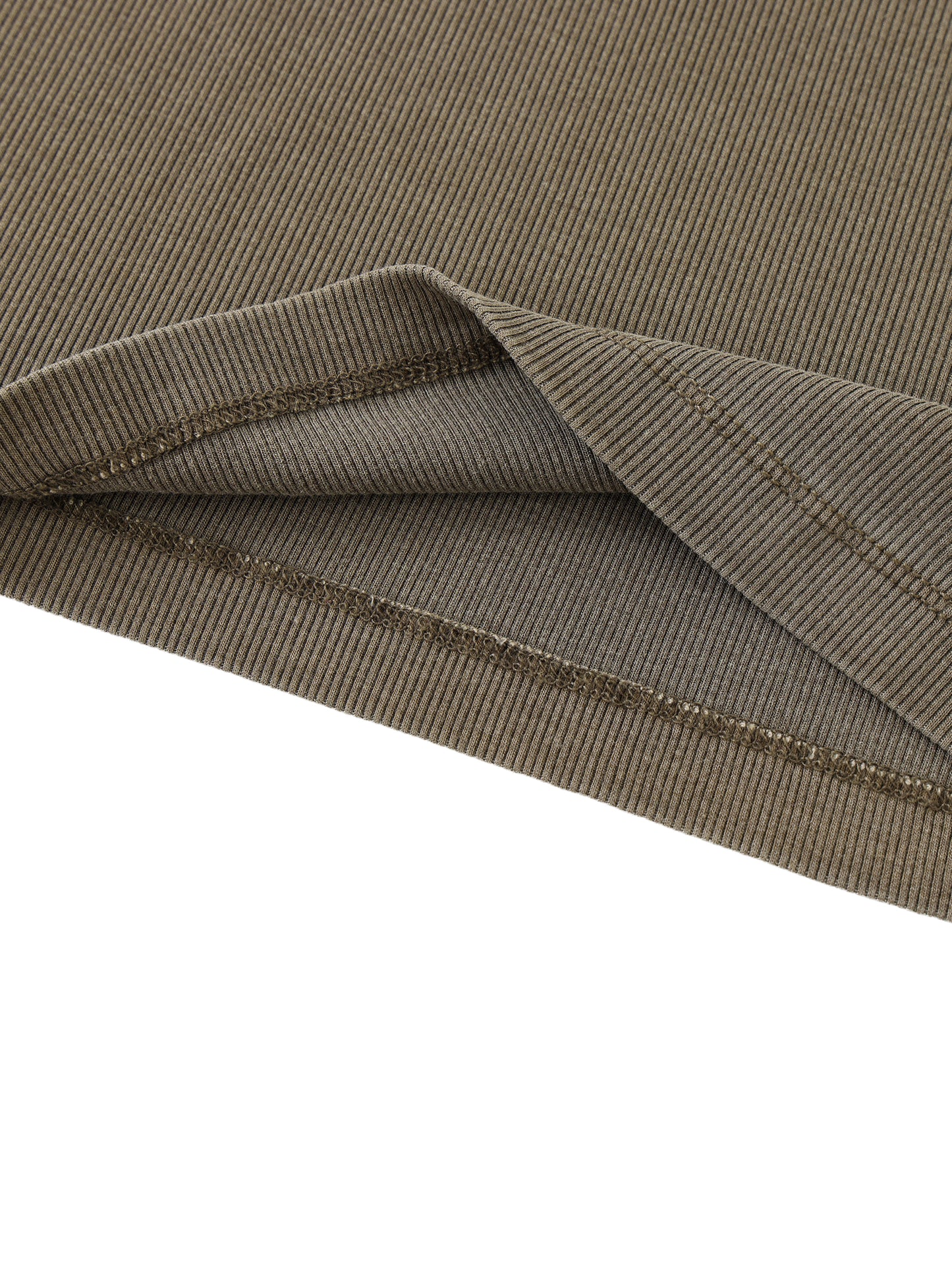 Kenzie Killz Happy Little Trees Bob Ross Cannabis Dyed Washed Raglan Long Sleeve Slim T-Shirt