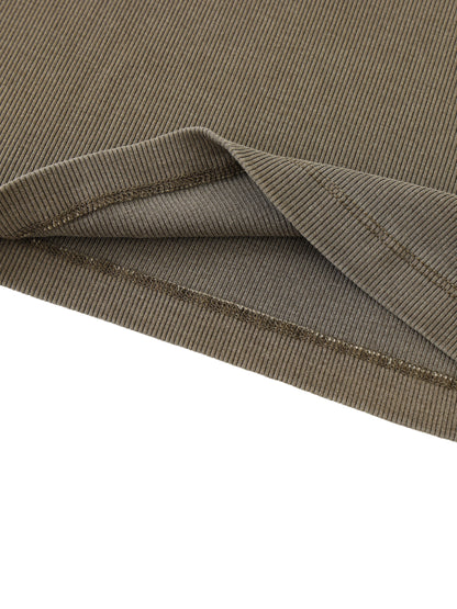 Kenzie Killz Happy Little Trees Bob Ross Cannabis Dyed Washed Raglan Long Sleeve Slim T-Shirt