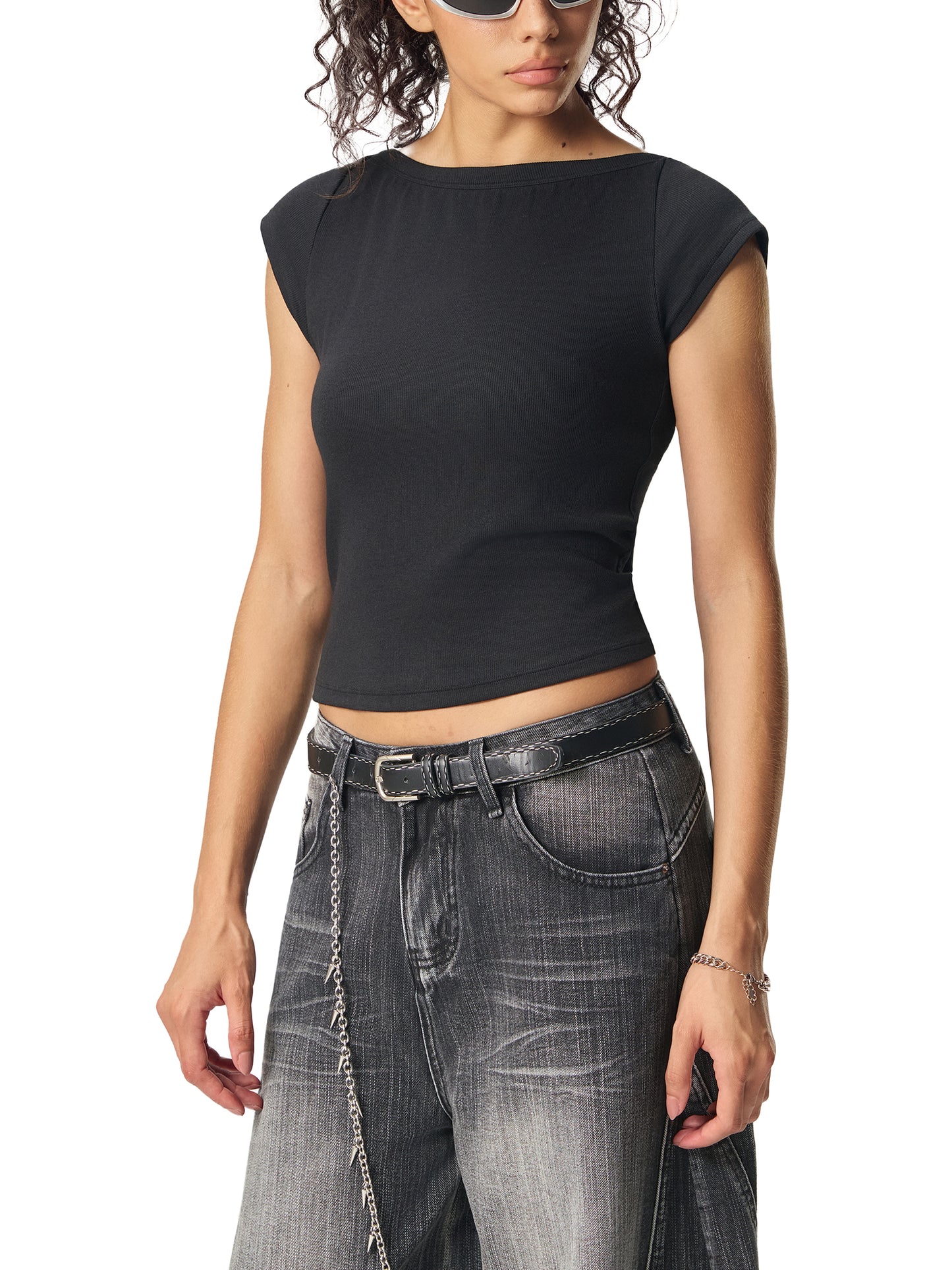 Fast & Feral Tattoo Flash Essential Wide Neck Baby T-shirt