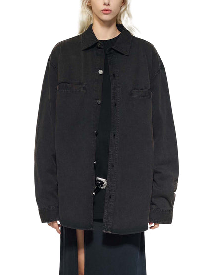 Wolf Worx Customs Sunshine State Mafia Denim Vintage Washed Heavyweight Jacket