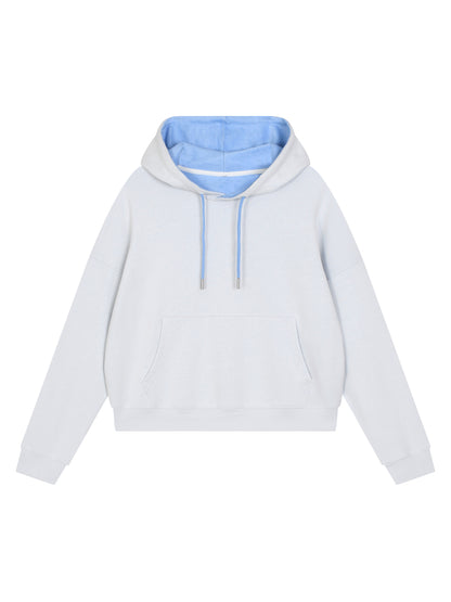 No Ur Ish NOURISH Contrast Drawstring Hoodie