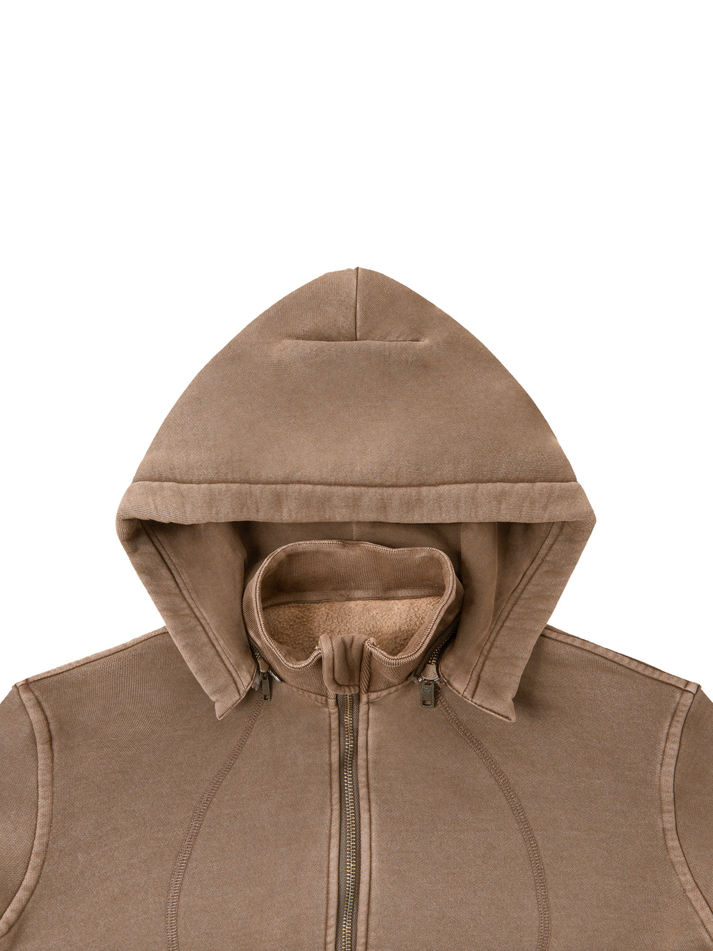 No Ur Ish NOURISH Vintage Washed Cropped Fleece Hoodie